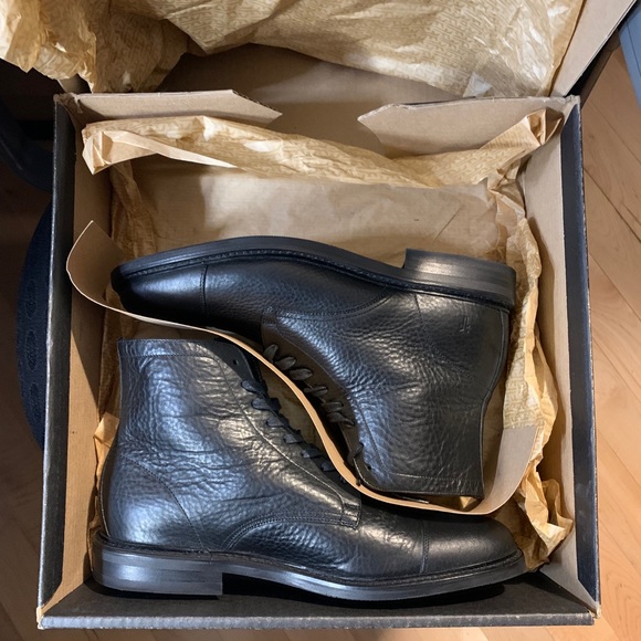 Frye SETHCAP TOE LACE UP LEATHER BOOT - Picture 6 of 9